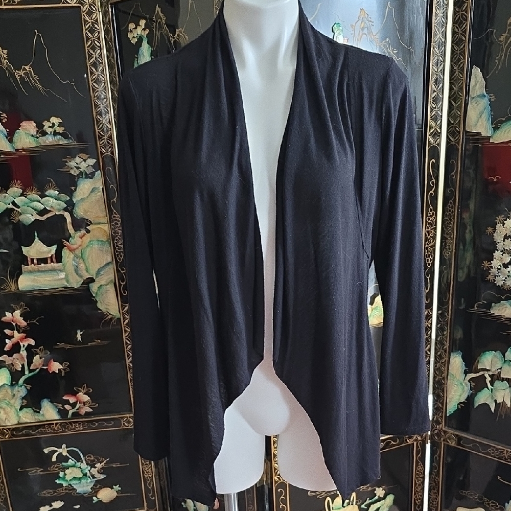Worthington Black Knit Cardigan